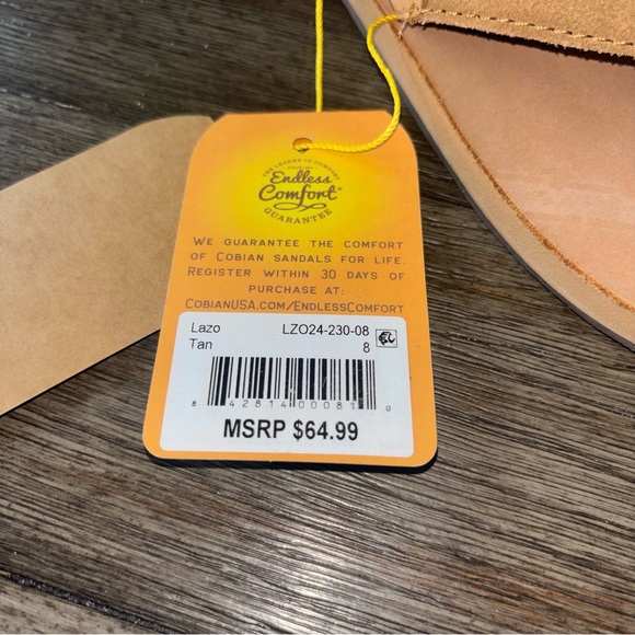 Cobian Brown Flip Flops NWT - Picture 6 of 9